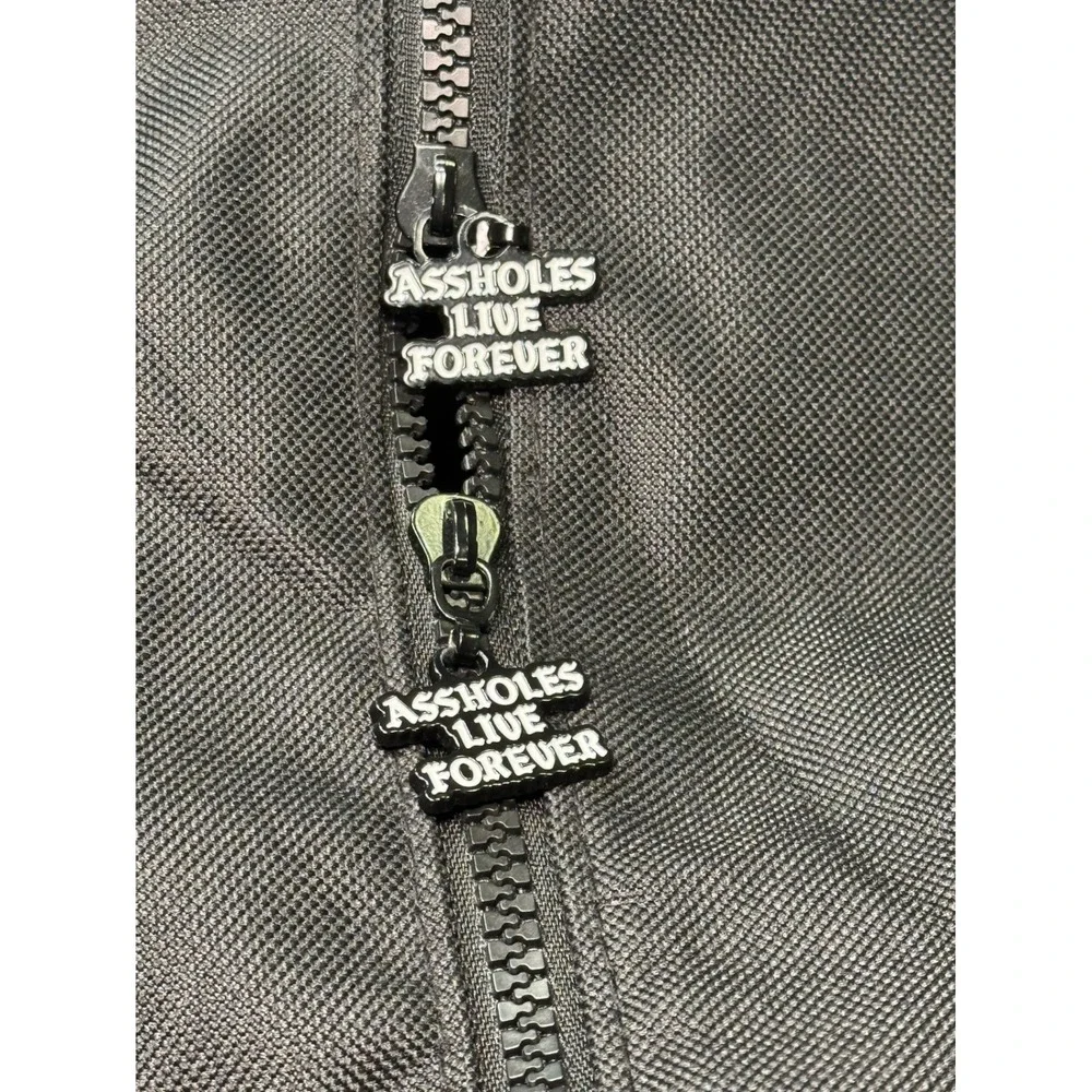 A$$holes Live Forever Dr*g Money Duffel Bag Black Lrg Streetwear Travel Gym NWOT